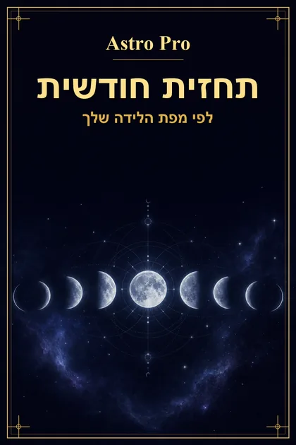 תחזית לחודש הקרוב